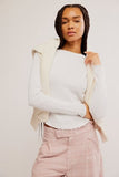 Free People Easy Does It Tee White