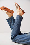 Free People Verona Slide Sandal Gold