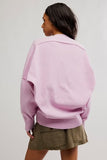 Free People Alma Pullover Fragrant Lilac