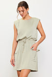 Sage Cargo Dress