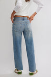 Free People Risk Taker Mid-Rise Straight Mantra