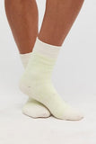 Free People Nordic Knit Sock Pack Lime Cream
