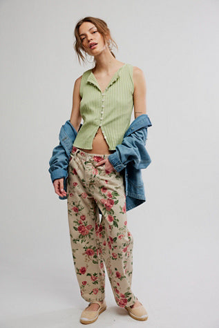 Free People Tilly Vest Weeping Willow