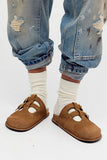 Free People Nordic Knit Sock Pack Lime Cream