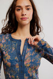 Free People Jamie Henley Printed Floral Haze