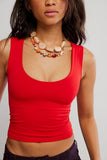 Free People Clean Lines Muscle Cami Sala