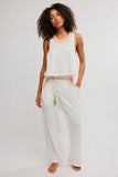 Free People Weekender Lounge Set Ivory