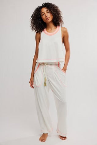 Free People Weekender Lounge Set Ivory