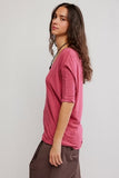 Free People High Line Tee Deep Claret