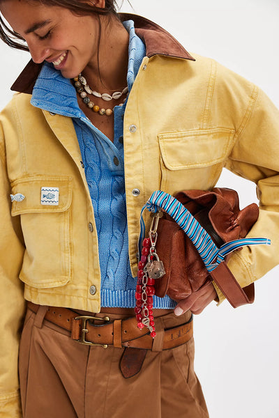 Free People Martha Workwear Jacket Rattan