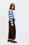 DAZE Villa Pant Drawstring Barrel Pant Chocolate