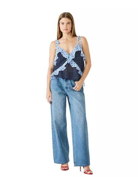 Steve Madden Adalina Top Vintage Navy