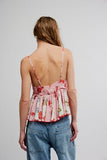 Free People Tillie Top Pink Combo
