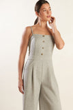 Light Grey Knit Jumpsuit