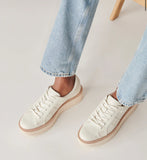 Dolce Vita Tiger White Leather Sneaker