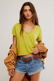 Free People Take 2 Tee Warm Olives