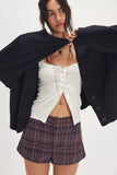 Free People Cool of the Night Cardi Black