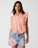 Steve Madden Lilien Short in Printed Denim
