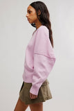 Free People Alma Pullover Fragrant Lilac