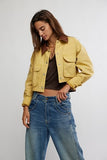 Free People Martha Workwear Jacket Rattan