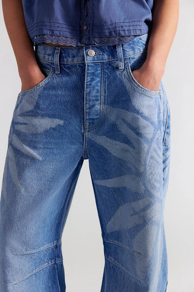 Free People Good Luck Printed Barrel Sun Fade