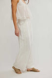 Free People Days End Linen Pull on Clean Linen