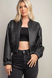 Black Bomber Jacket