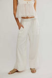 Free People Days End Linen Pull on Clean Linen