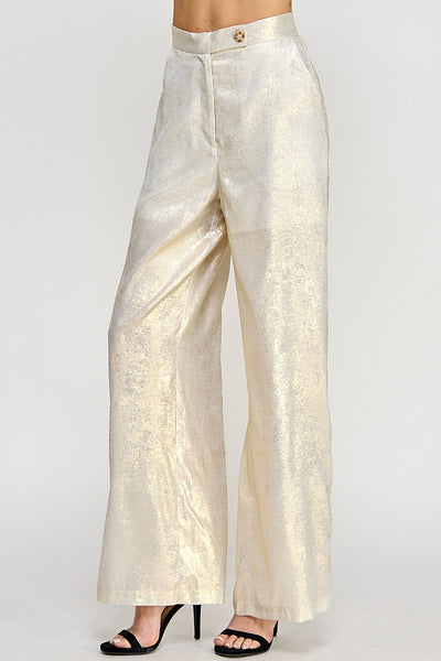 Gold Shimmer Trousers