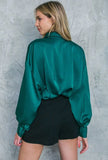 Teal LS Top