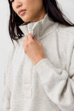 Free People Timeless Pullover Heather Grey