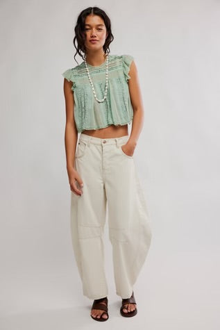 Free People Sun Drenched Blouse Mermaids tail