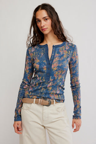 Free People Jamie Henley Printed Floral Haze