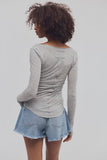 Free People Siren Long Sleeve Heather Grey