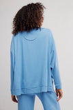 Free People Staycation Pullover Blissful Blue
