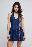 Free People Clean Break Denim Mini Night Wash