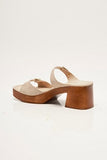 Free People Beck Buckle Clog Sunstone Sand Suede