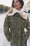 Free People Marlo Surplus Jacket Olivine