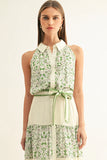Green Multi Floral Shirt