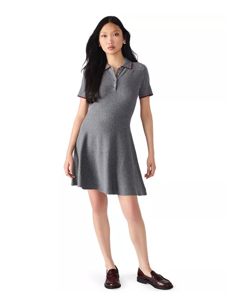 Steve Madden Kristin Sweater Dress Charcoal