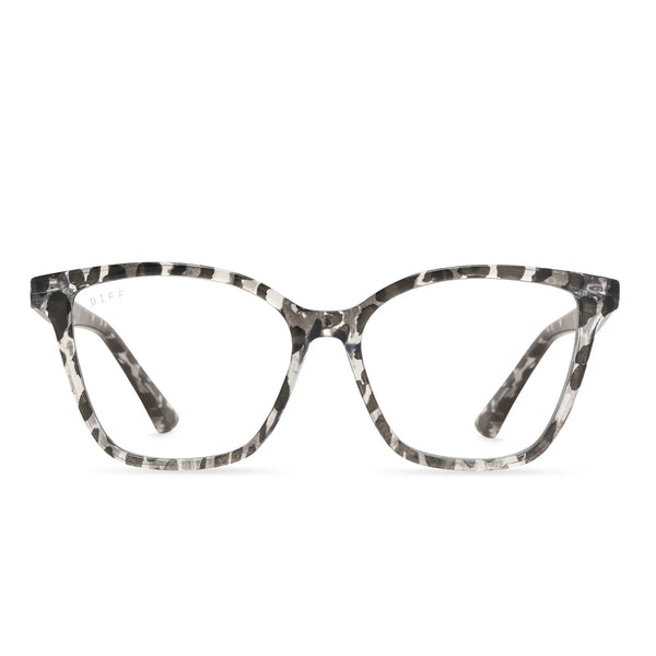 DIFF Leah Clear Leopard Blue Light Reader 1.0