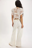 Free People Days End Linen Pull on Clean Linen