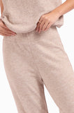 Heather Taupe Teacake Knit Pant