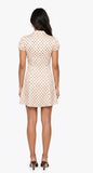 Cream Oak Blowing Kisses Mini Dress