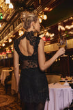 Free People One More Time Mini Slip Black