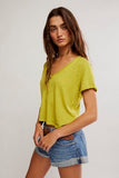 Free People Take 2 Tee Warm Olives