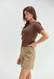Espresso Netted Sweater Top