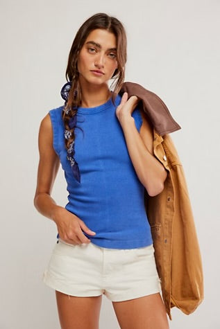 Free People Murphy Tank Violet Splendor