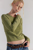 Free People Protagonist LS Green Moss