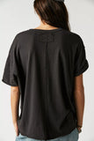 Free People Nina Tee Black